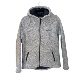 MOUNTAIN WAREHOUSE Women's Nevis Cozy Grey Full Zip Hooded Jacket